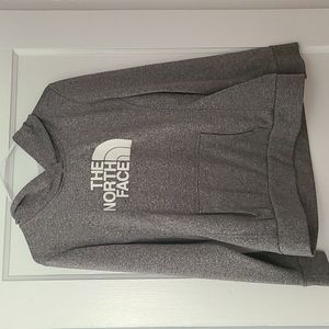 The North Face grey hoodie - size large